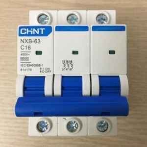 Cầu dao Chint NXB-63 3P C16 6kA
