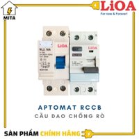 Cầu dao chống giật - APTOMAT chống dòng rò LiOA 2 Cực RCCB2P - 16A