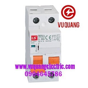 Cầu dao chống giật LS RKN-b 1P+N 25A