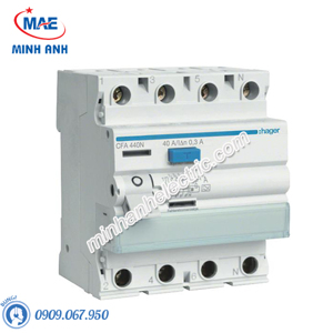 Cầu dao chống giật RCCB Hager CF484B