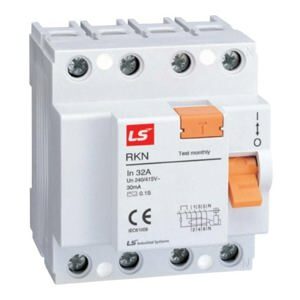 Cầu dao chống rò LS RKN 3P+N 25A