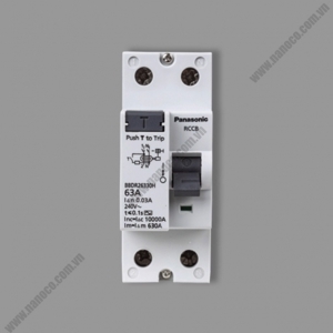 Cầu dao chống rò RCCB 2P 40A 30mA Panasonic BBDR24030HV