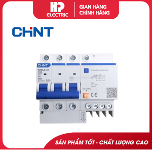 Cầu dao chồng rò/quá tải Chint NXBLE-32 3P+N C20 30mA
