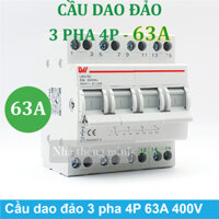 Cầu dao đảo 3 pha 4P 63A 400V LW419G – Giải pháp chuyển đổi nguồn điện tin cậy cho dân dụng và công nghiệp
