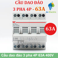 Cầu dao đảo 3 pha 4P 63A 400V LW419G – Chuyển mạch an toàn, linh hoạt, bảo vệ thiết bị tối ưu cho dân dụng & công nghiệp