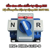 Cầu dao đảo chiều tự động ATS, bộ đổi nguồn điện tự động ATS 220V 63A - FHM1-63/2P-B