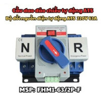 Cầu dao đảo chiều tự động ATS bộ đổi nguồn điện tự động ATS 220V 63A-FHM1-63/2P-F