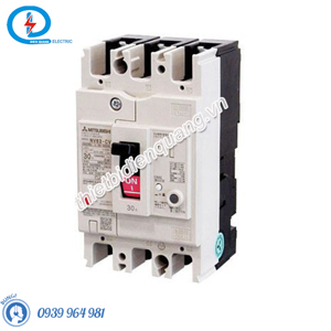 Cầu dao ELCB Mitsubishi NV125-HV - 30A 1.2.500mA 50kA 3P
