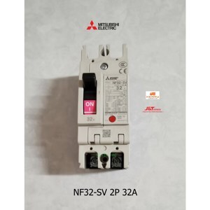 Cầu dao ELCB Mitsubishi NF32-SV - 32A 7.5kA 2P