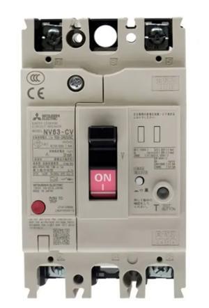 Cầu dao ELCB Mitsubishi NV63-CV - 60A 30mA 7.5kA 2P