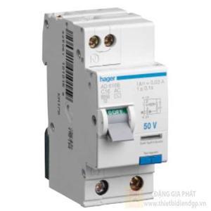 Cầu dao Hager Aptomat chống giật 2 cực - 10A AD610B