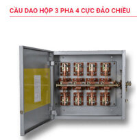 Cầu dao hộp Vinakip đảo chiều 3 pha 4 cực 300A