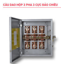 Cầu dao hộp Vinakip đảo chiều 3 pha 3 cực 100A