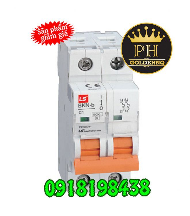 Cầu dao MCB 10kA LS BKN-b 2P 16A