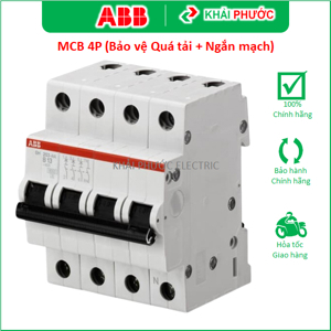 Cầu dao MCB ABB SH204-C6 - 6KA 6A 4P