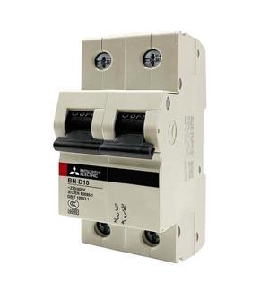 Cầu dao MCB Mitsubishi BH-D10 C N - 16A 10kA 2P