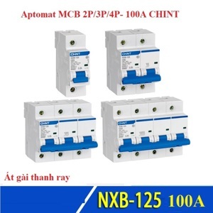 Cầu dao MCB Chint NXB-125 - 100A 10kA 3P