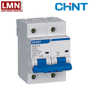 Cầu dao MCB Chint NXB-125 - 2P, 63A, 10KA