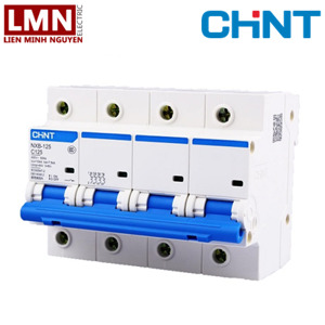 Cầu dao MCB Chint NXB-125 - 4P, 63A, 10KA