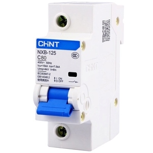 Cầu dao MCB Chint NXB-125 - 80A 10kA 1P