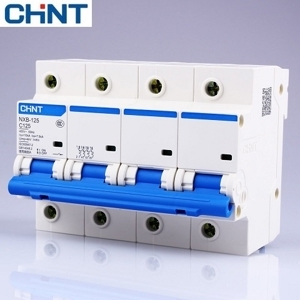 Cầu dao MCB Chint NXB-125 - 80A 10kA 4P
