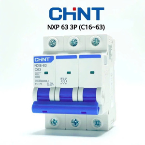 Cầu dao MCB Chint NXB-63 - 16A 6KA 3P