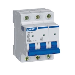 Cầu dao MCB Chint NXB-63 - 16A 6KA 3P