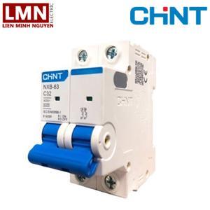 Cầu dao MCB Chint NXB-63 - 20A 6KA 2P
