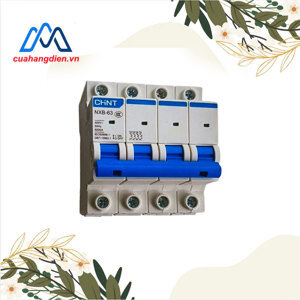Cầu dao MCB Chint NXB-63 - 20A 6KA 4P