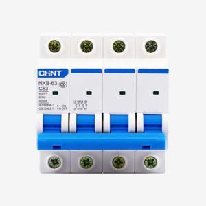 Cầu dao MCB Chint NXB-63 - 20A 6KA 4P