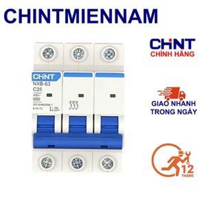 Cầu dao MCB Chint NXB-63 - 25A 6KA 3P