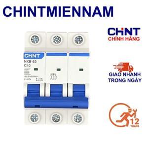 Cầu dao MCB Chint NXB-63 - 40A 6KA 3P