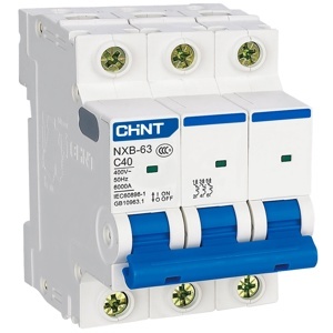 Cầu dao MCB Chint NXB-63 - 40A 6KA 3P