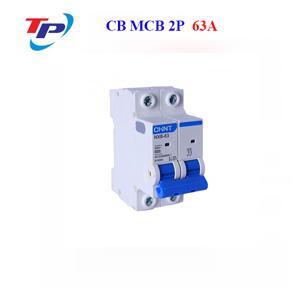Cầu dao MCB Chint NXB-63 - 63A 6kA 2P