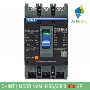 Cầu dao MCB Chint NXM-125S/3300-125, 25kA, 3P