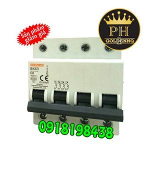 Cầu dao MCB Hitachi BK63-type-C-4P-63A