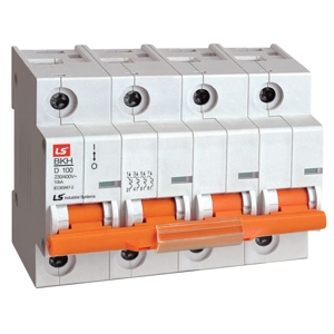 Cầu dao MCB LS BKH - 100A 10kA 4P