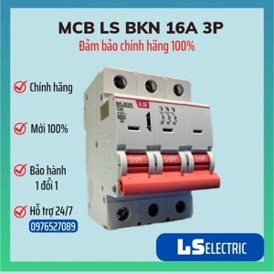 Cầu dao MCB LS BKN - 16A 6kA 3P