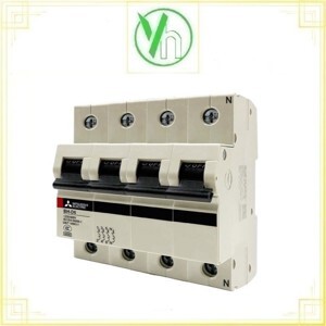 Cầu dao MCB Mitsubishi BH-D6 4P 13A TYPE C N