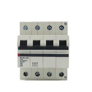 Cầu dao MCB Mitsubishi BH-D6 4P 0.5A TYPE C N
