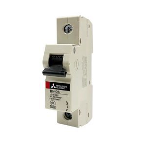 Cầu dao MCB Mitsubishi BH-D6 C N - 6A 6kA 1P