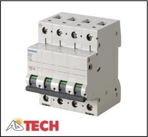 Cầu dao MCB Siemens 5SL6406-7CC 6A 6kA 4P