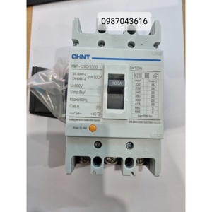 Cầu dao MCCB Chint NM1-125C - 100A 20kA 3P
