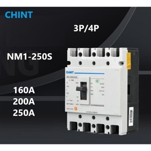 Cầu dao MCCB Chint NM1-250S - 160A 25kA 3P