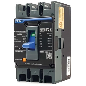 Cầu dao MCCB Chint NXM-125S/3300-25, 25KA, 3P