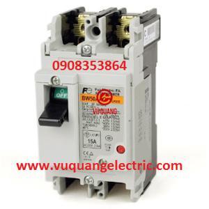 Cầu dao MCCB Fuji BW50AAG - 5A 2.5kA 2P