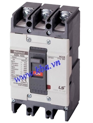 Cầu dao MCCB LS ABS103c - 20A 42kA 3P