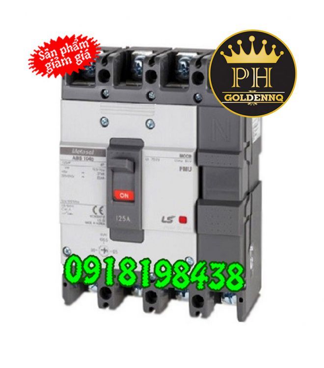 Cầu dao MCCB LS ABS104c - 100A 42kA 4P