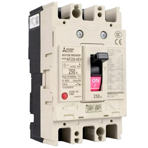 Cầu dao MCCB Mitsubishi NF250-HEV - 125-250A 75kA 3P