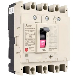 Cầu dao MCCB Mitsubishi NF250-HGV - 175-250A 75kA 4P